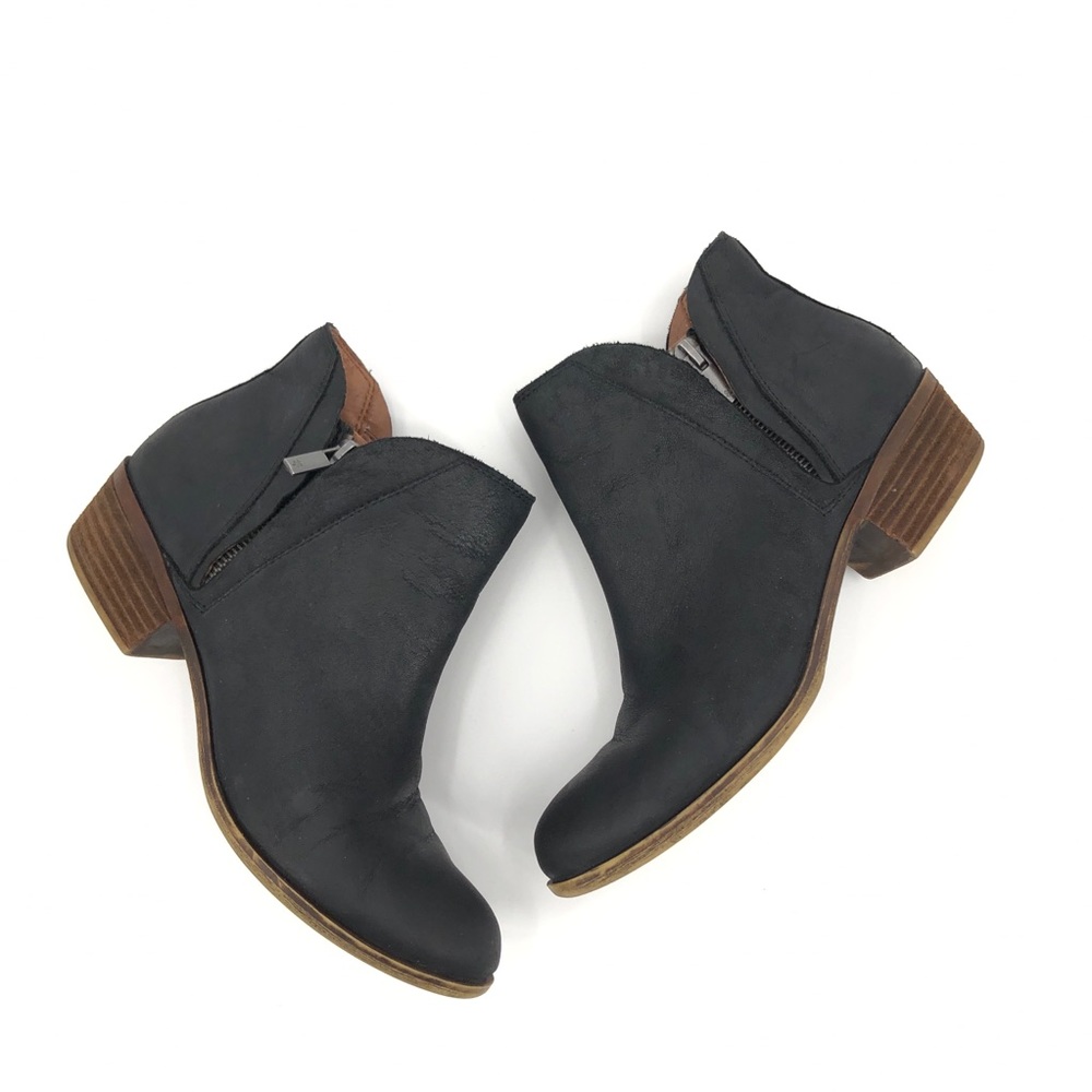 Lucky Brand Black Ankle Boots